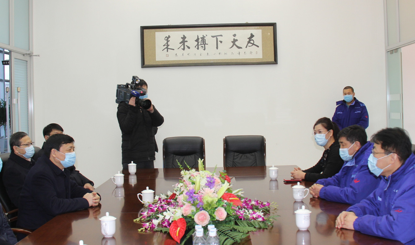 牡丹江市市委書記楊廷雙等領(lǐng)導(dǎo)蒞臨友搏藥業(yè)調(diào)研走訪