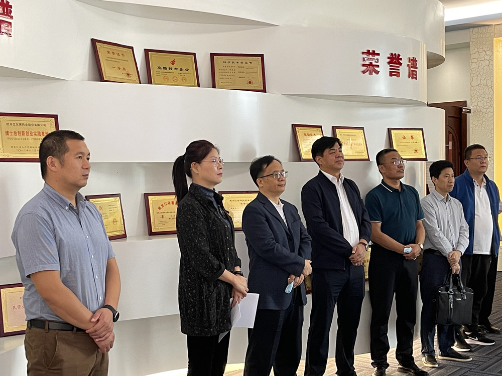 全國工商聯研究室工作組走訪友搏藥業