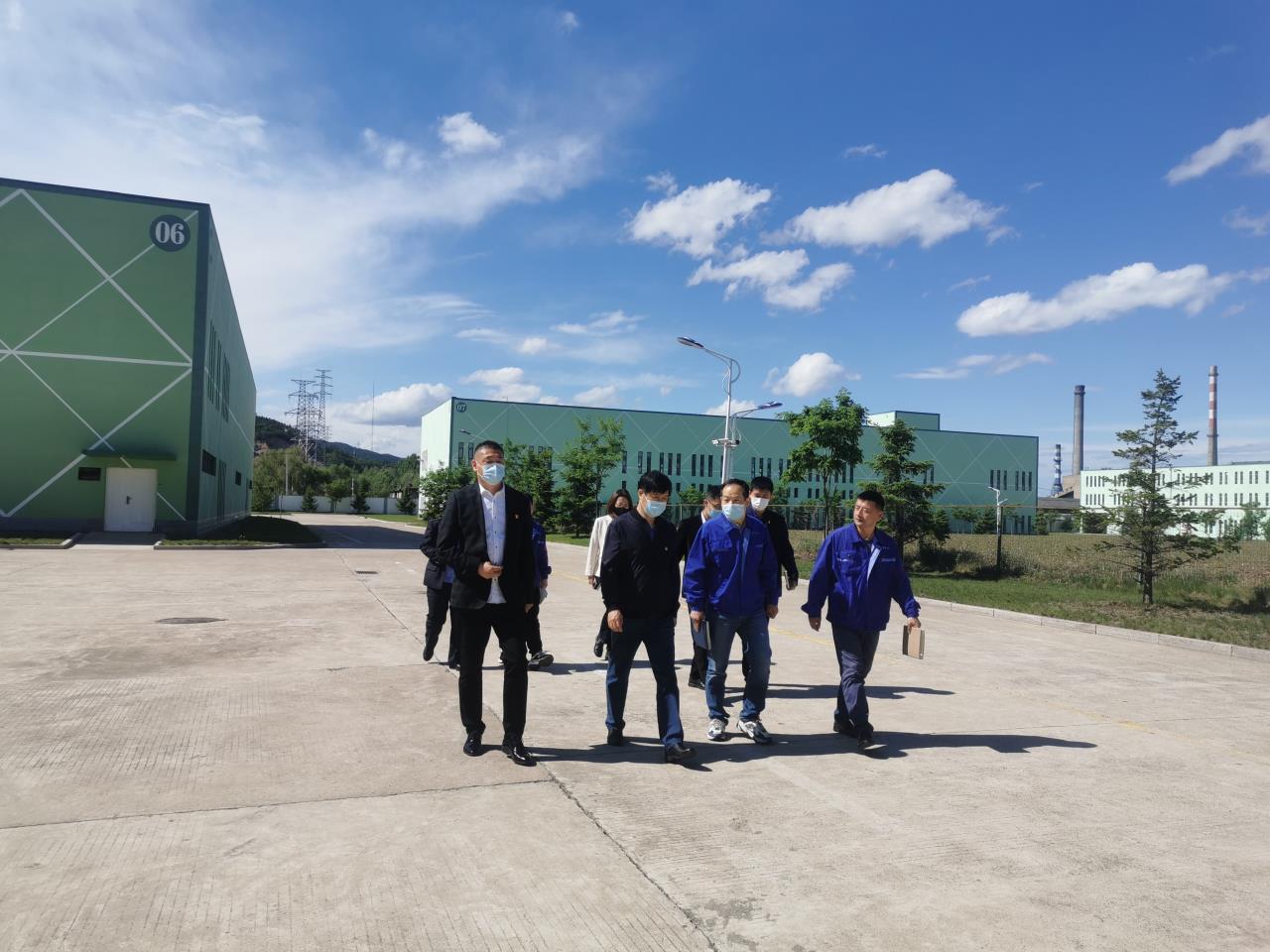 牡丹江市市場監督管理局檢驗檢測中心主任畢偉一行走訪友搏藥業